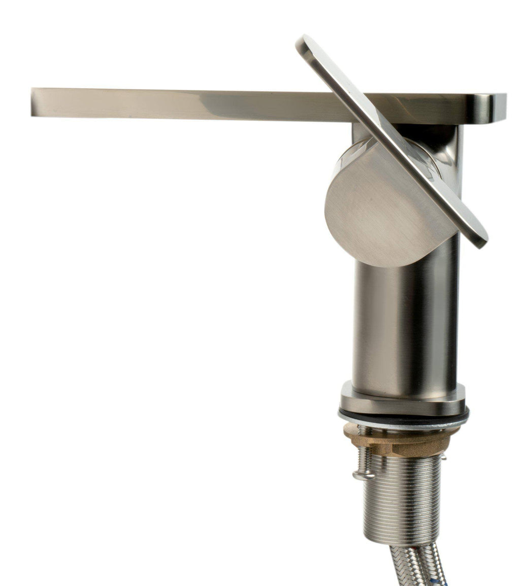 Brushed Nickel Single-Lever Bathroom Faucet W336655